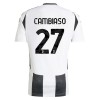 Original Fußballtrikot Juventus Cambiaso 27 Heimtrikot 2024-25 Für Herren